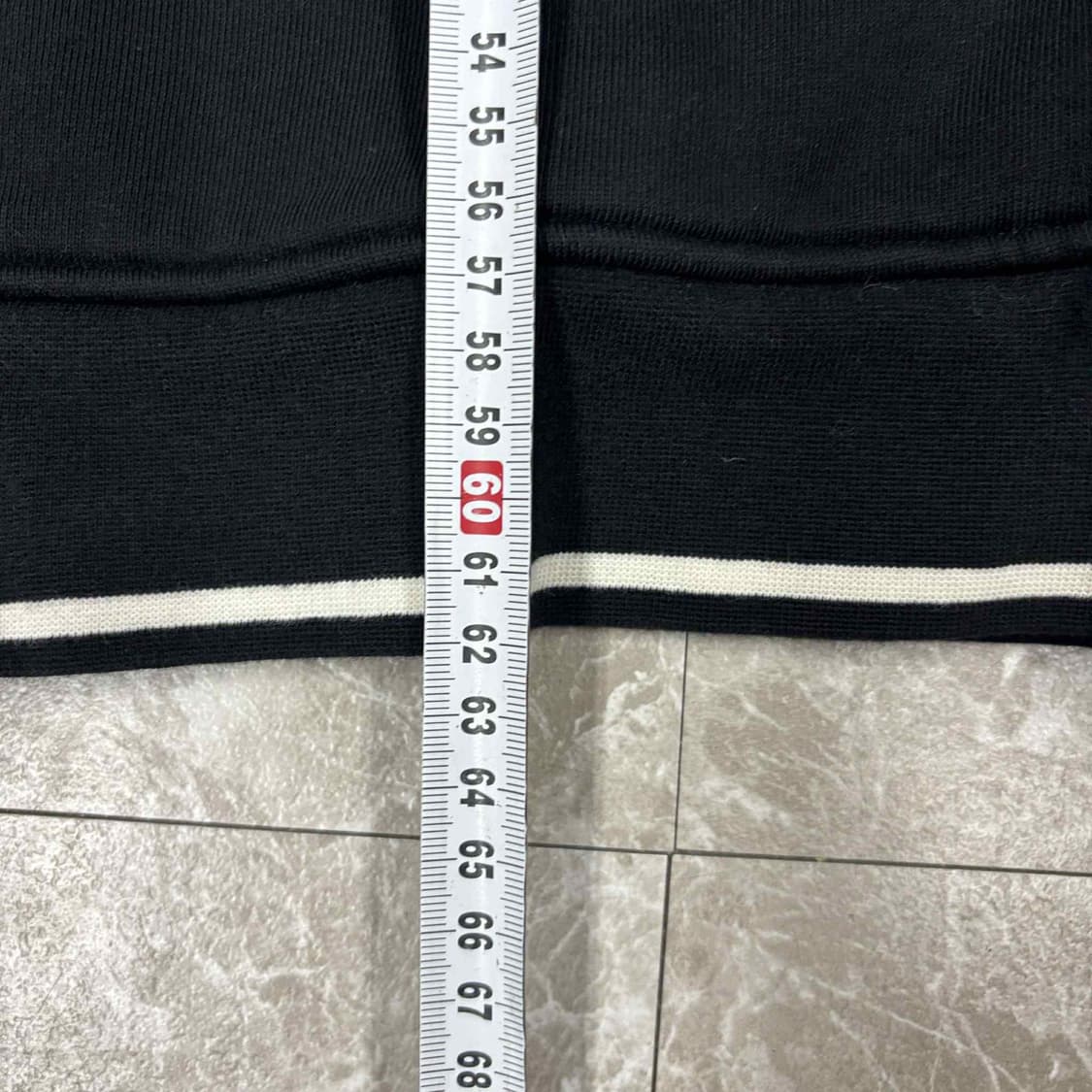 라코스테 빅로고 블랙 스웨트셔츠 바시티 트랙탑 희귀져지 상품이미지5