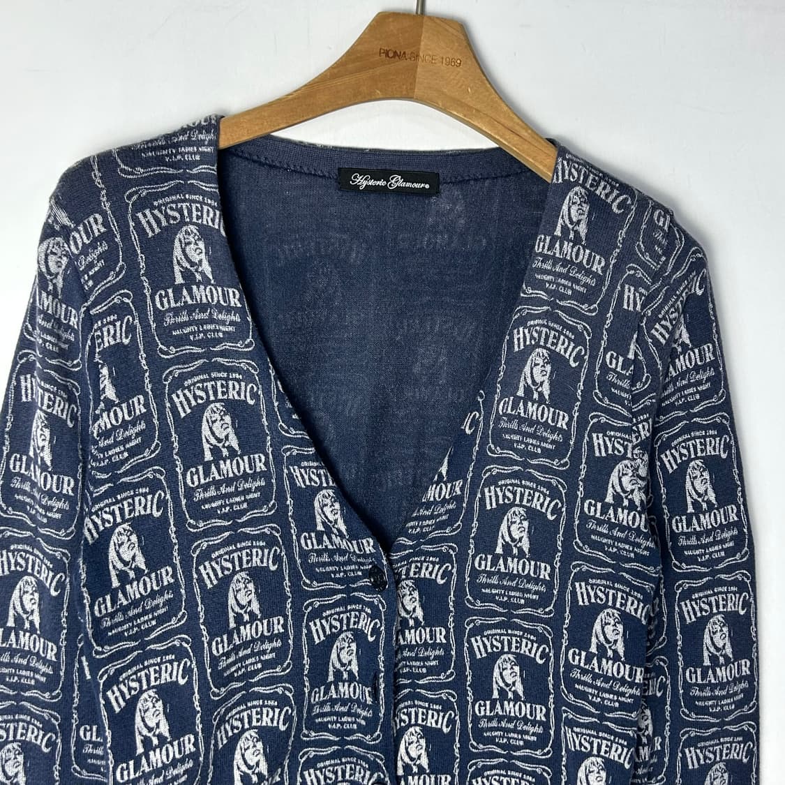 [Hysteric Glamour] 히스테릭글래머 로고 프린팅 가디건 상품이미지3
