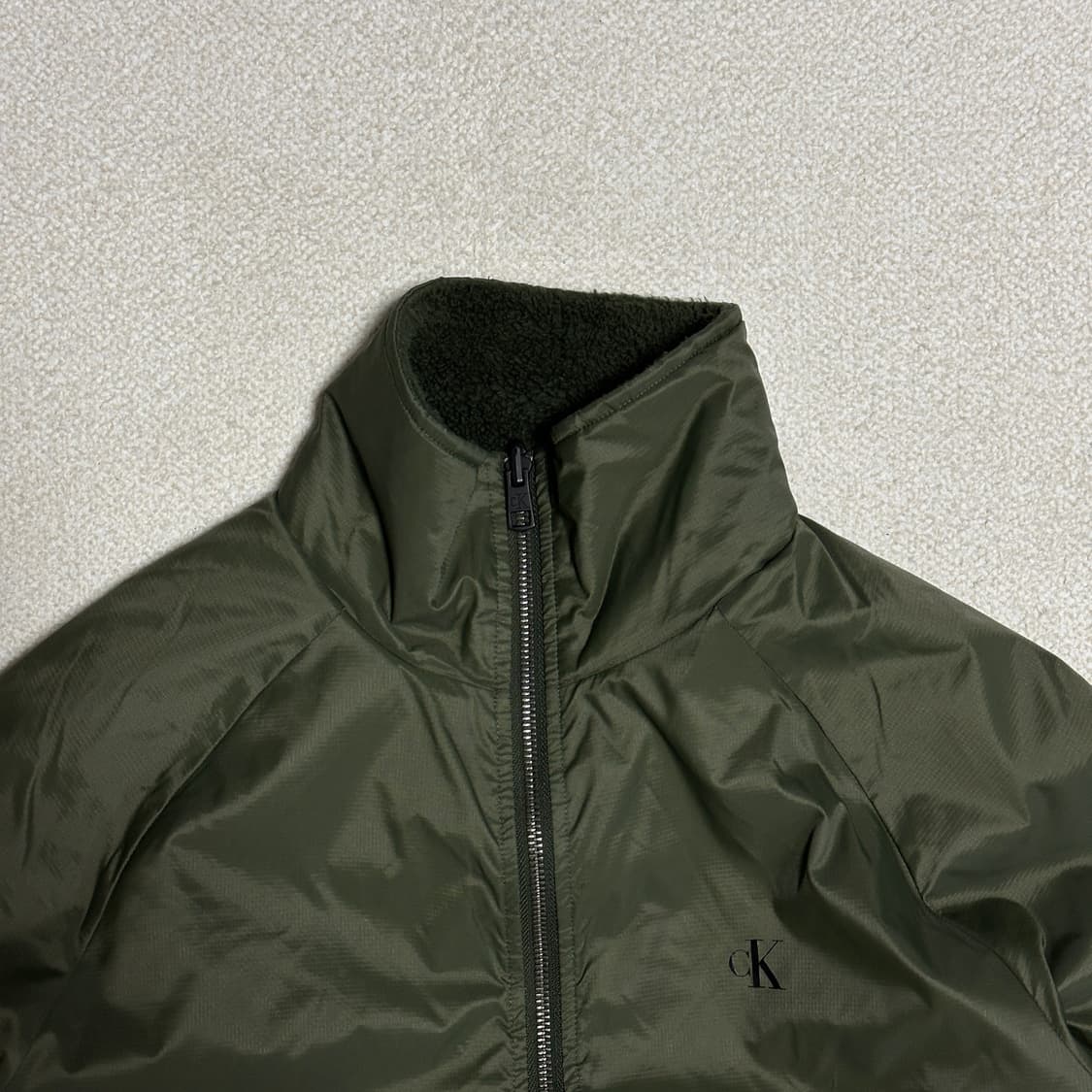 캘빈클라인 진 리버서블 쉐르파 재킷 상품이미지9