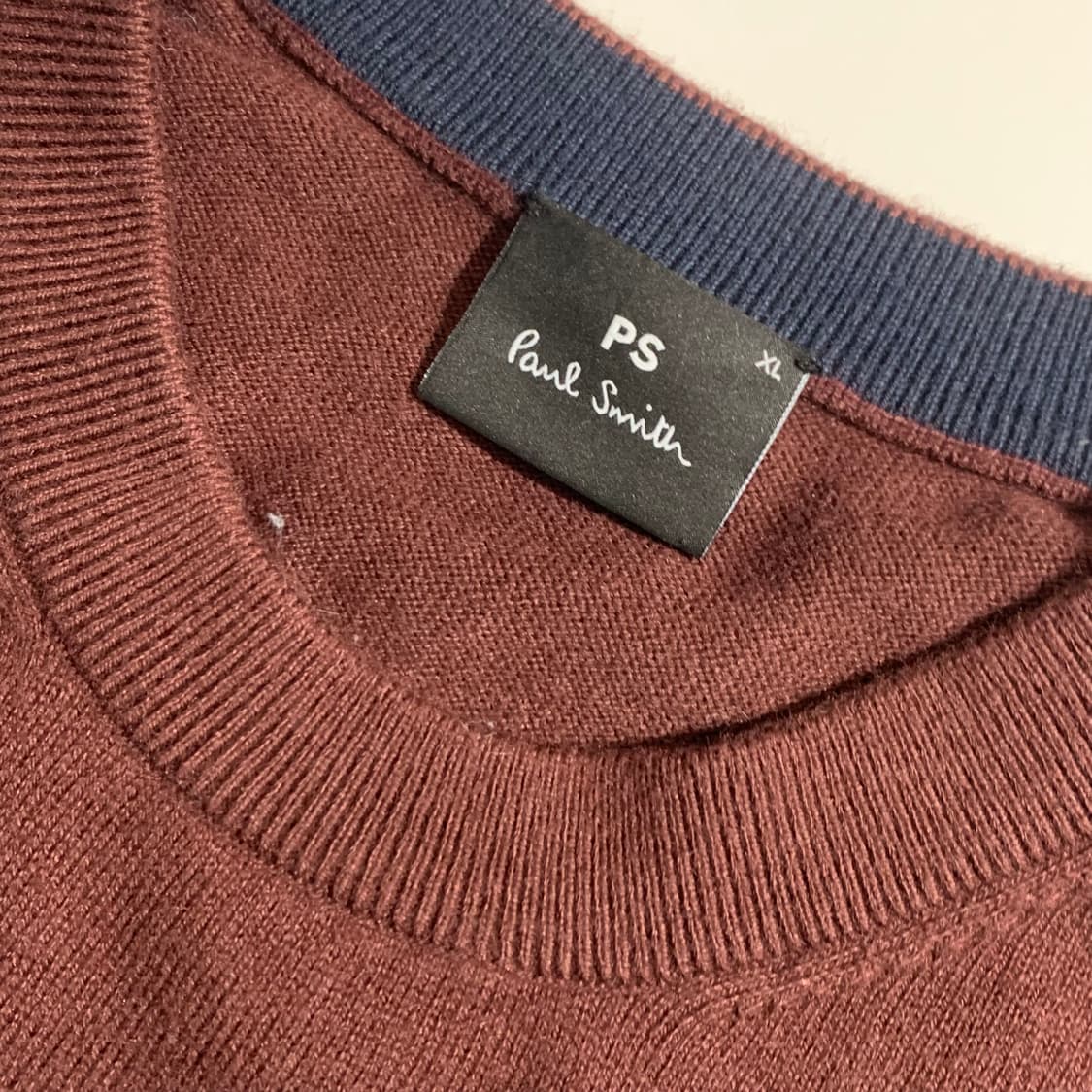 폴스미스 버건디 라운드 니트 상품이미지3
