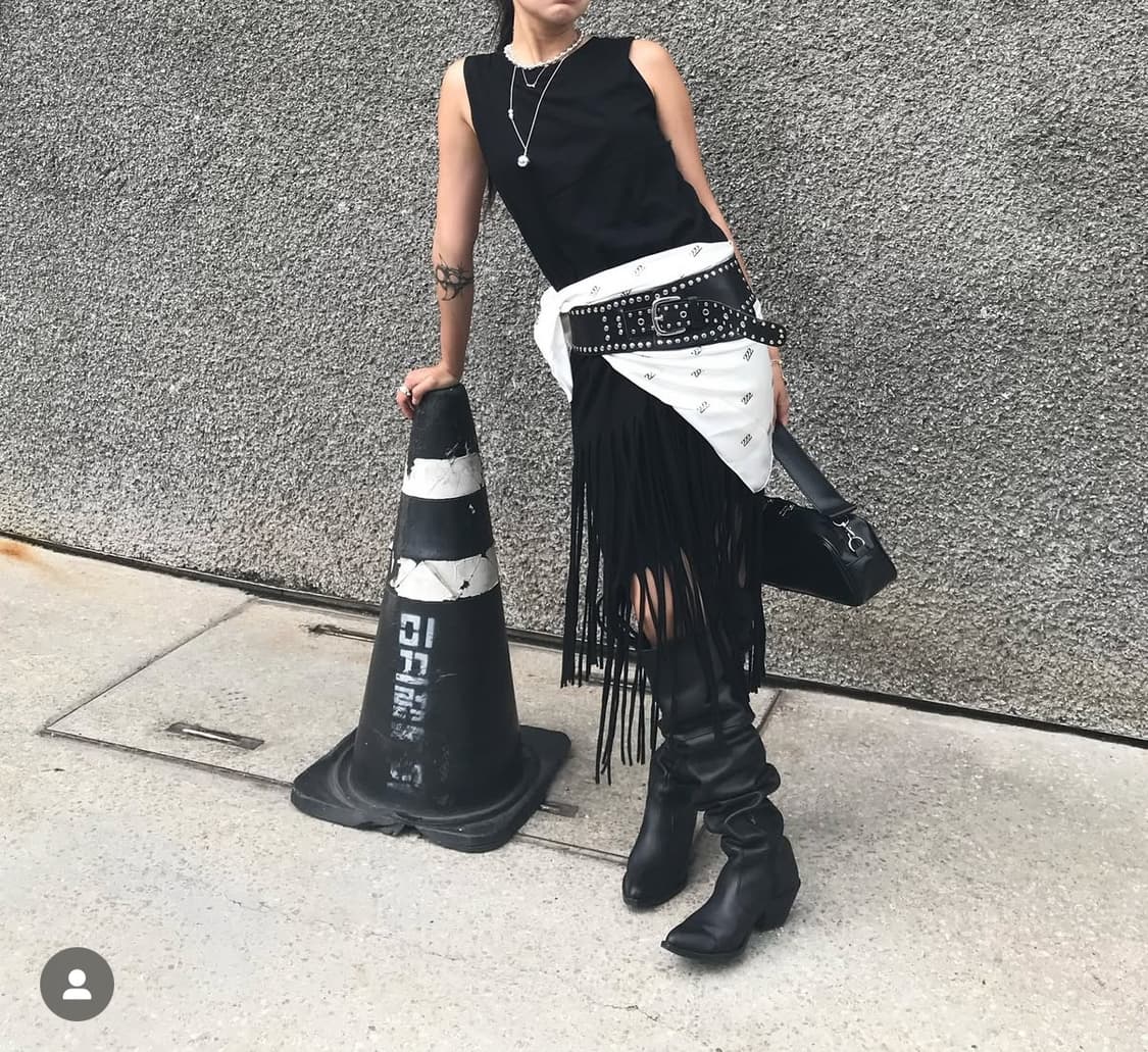 Tocoll tassel dress black 상품이미지6