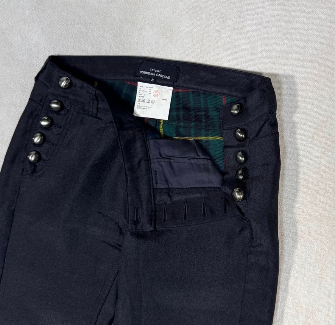 꼼데가르송 트리콧 Button Pants ad2005 상품이미지4