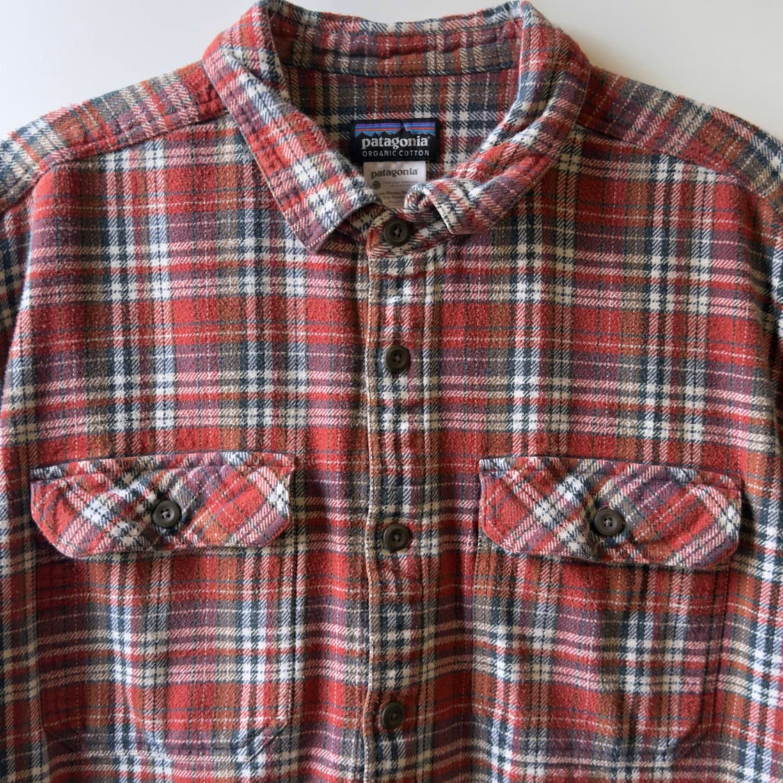 파타고니아 오가닉 코튼 체크 셔츠 상품이미지2