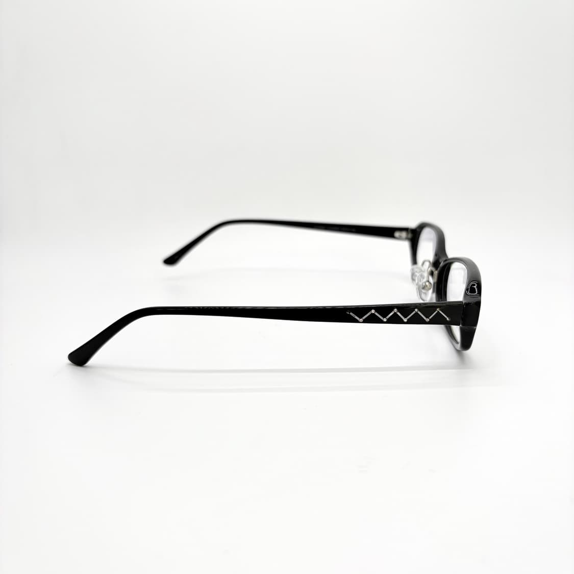 Allegro 블랙 큐빅 빈티지 뿔테 상품이미지5