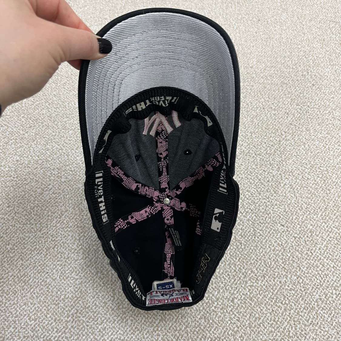 XS-S MLB 뉴욕양키스 볼캡 모자 0130M2 상품이미지5