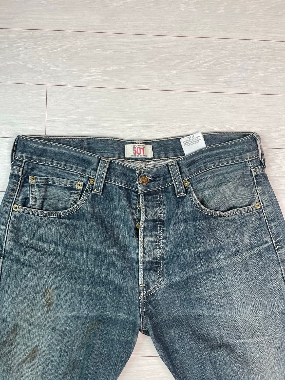 리바이스 501 인디고 데님 팬츠 상품이미지2