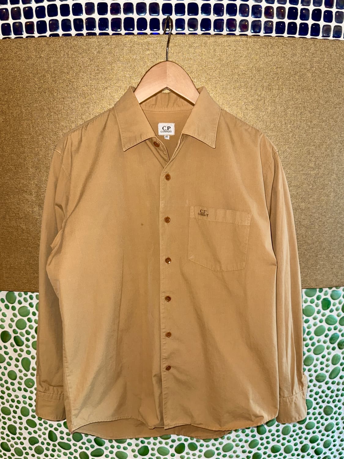 C.P. Company 올드 카멜 오버셔츠 90s 상품이미지1