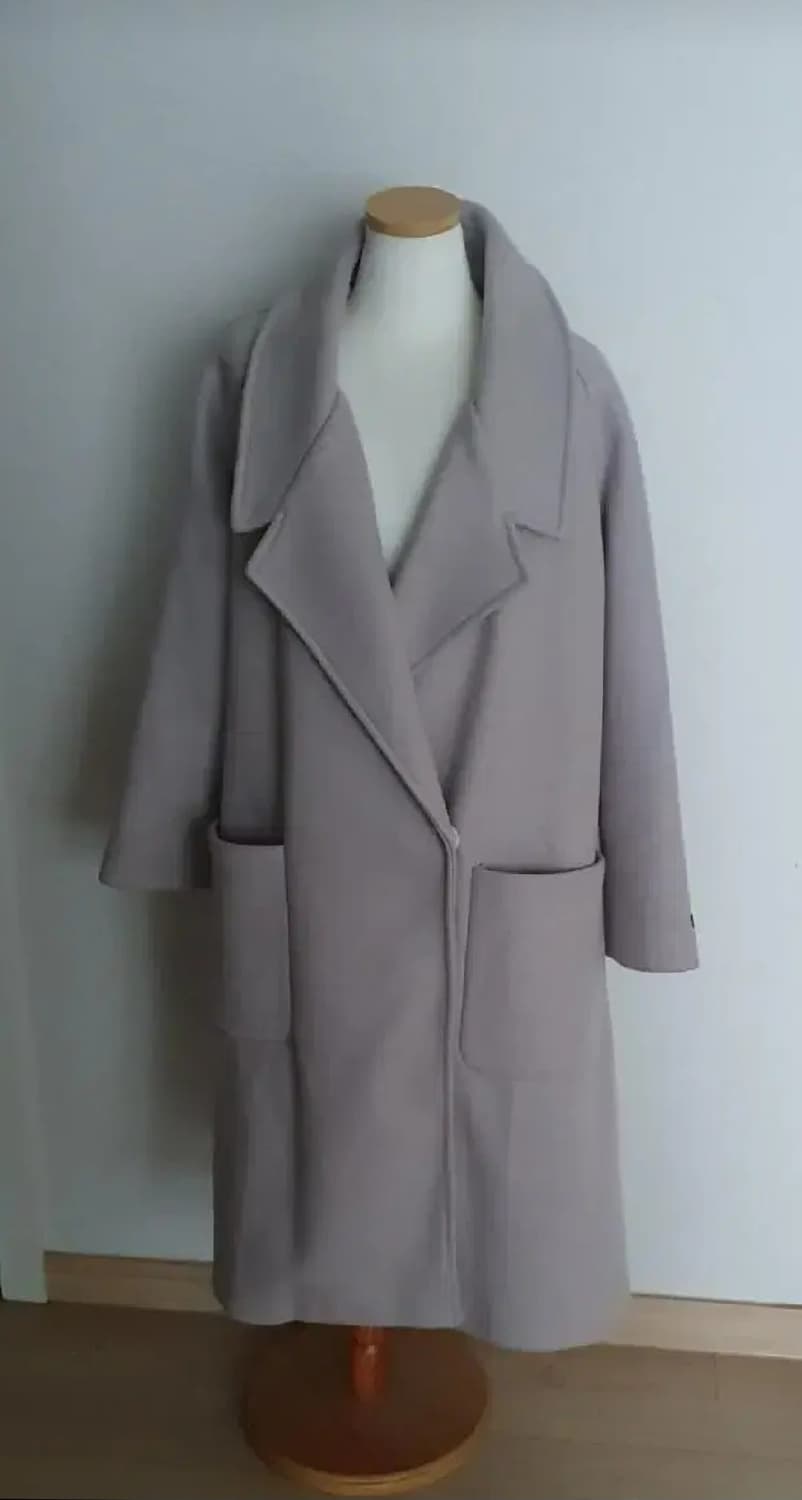 핸드메이드 울혼방 오버핏 롱코트free 상품이미지3