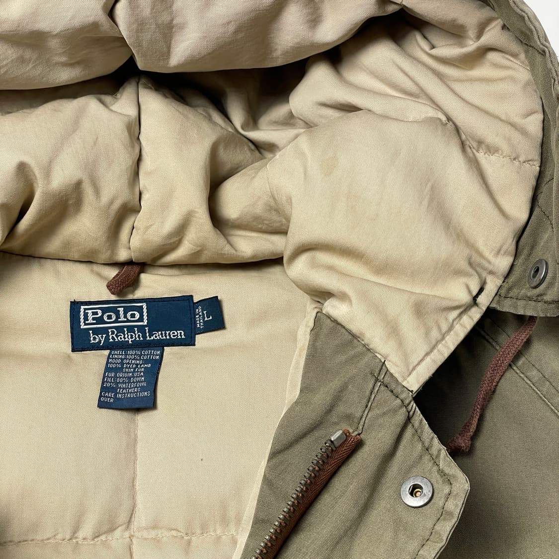 [택포] 폴로 랄프로렌 파카 패딩 점퍼 L 상품이미지5