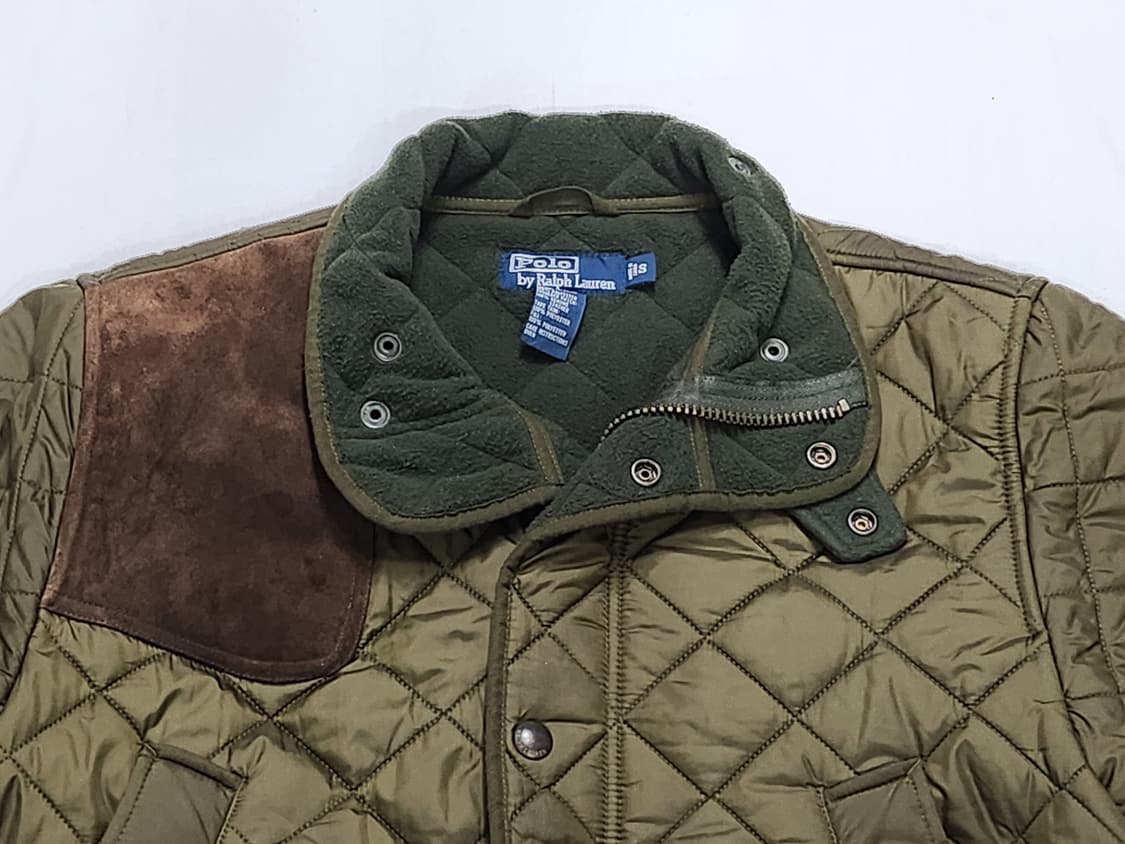 폴로 랄프 로렘 퀄팅 클래식 스웨이드 캠튼 점퍼 상품이미지4