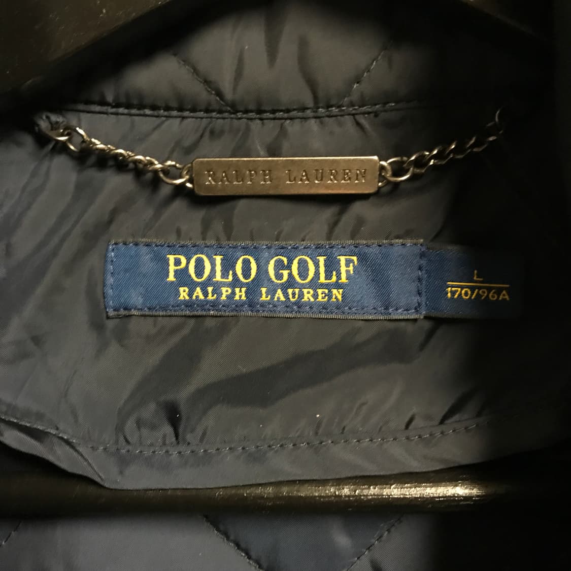 폴로 랄프로렌 퀄팅 자켓 네이비 L 상품이미지4