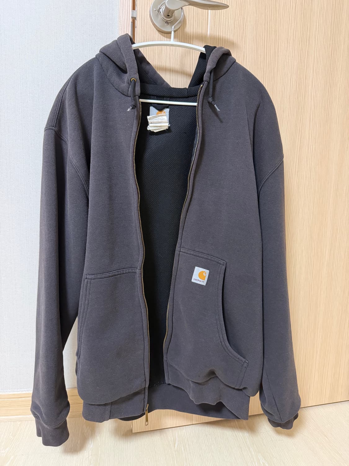 칸예착 00s 빈티지칼하트 J149 써멀후드자켓 blk 상품이미지2