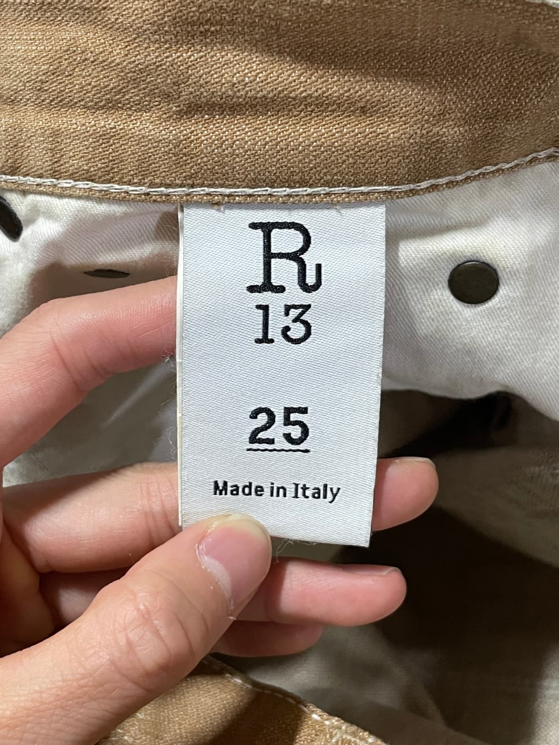 R13 High Rise Straight Leg Jeans 상품이미지5