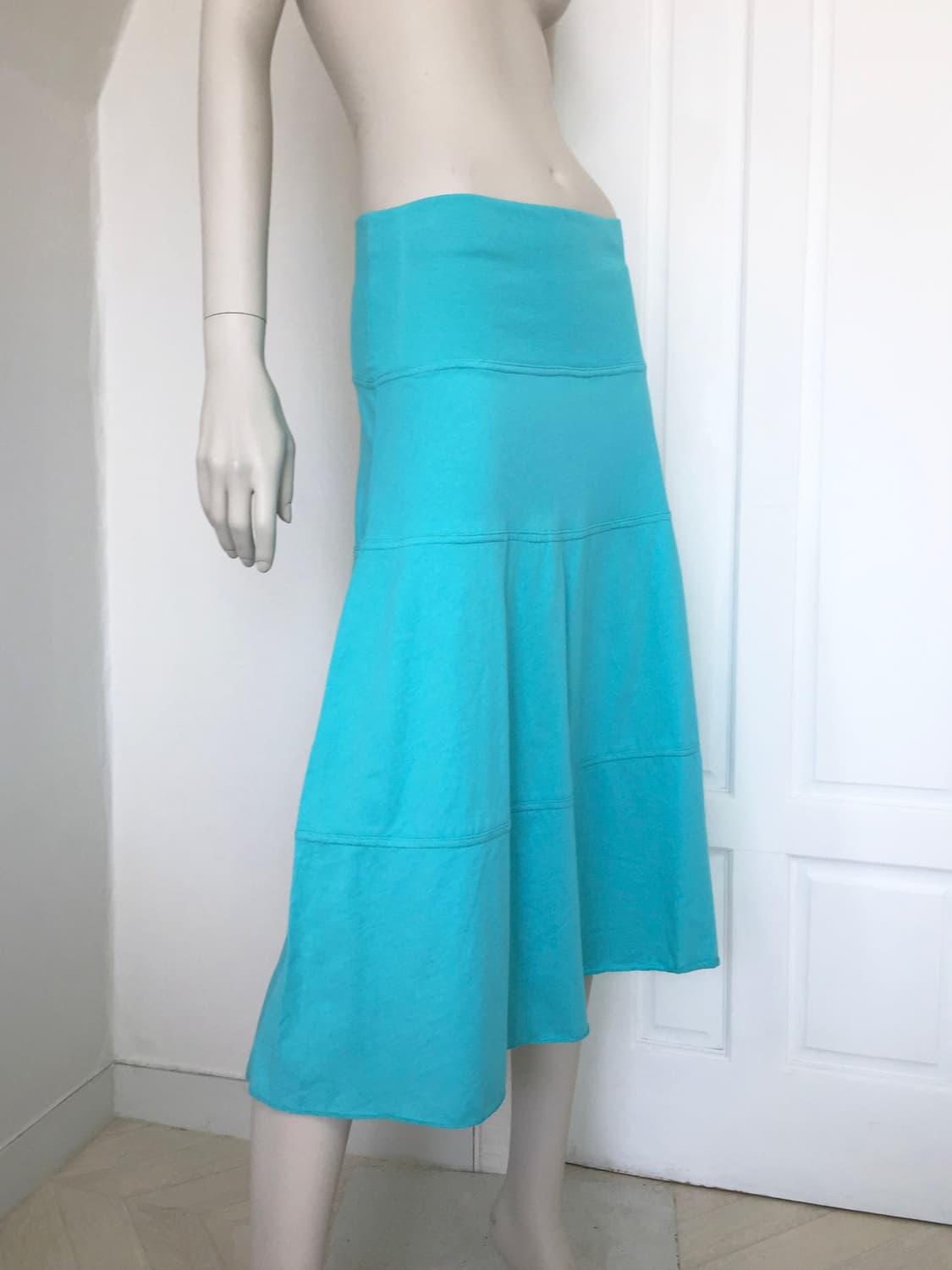 Mint Y2K Tiered Maxi Skirt 상품이미지5