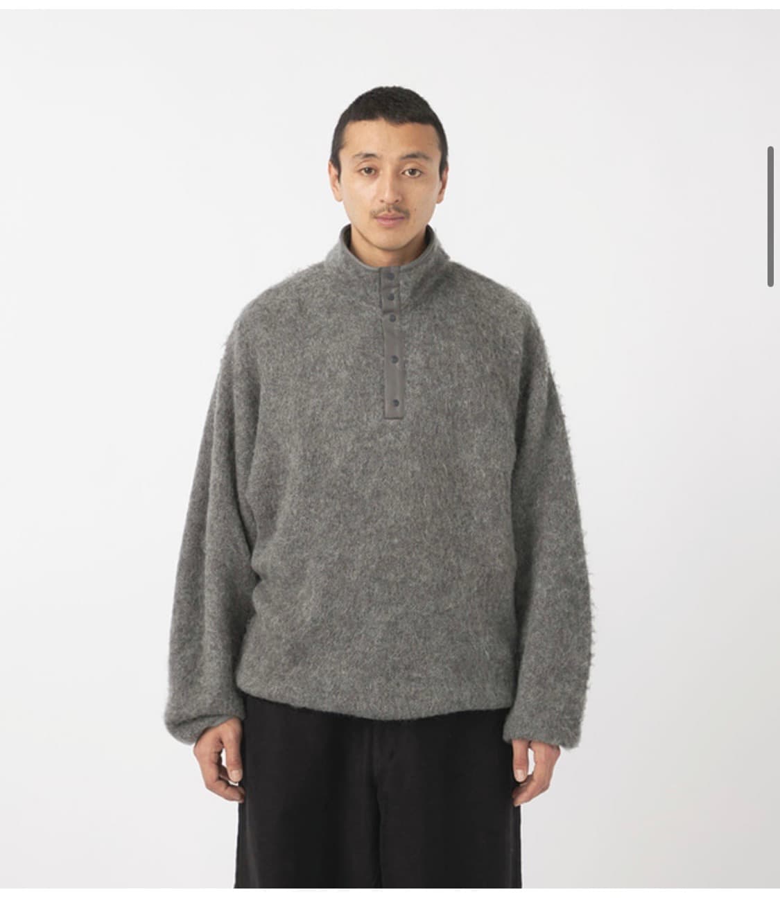 [나나미카] 25FW 풀오버 모헤어 스웨터(NAVY)_S size 상품이미지5