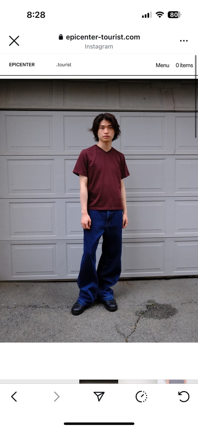 에피센터 투어리스트 틸트진 와이드스트레이트 M 상품이미지1