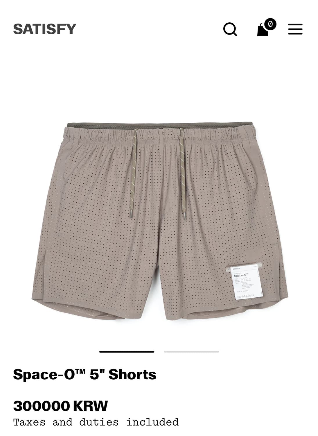 새티스파이 Space-O™ 5" Shorts 상품이미지1