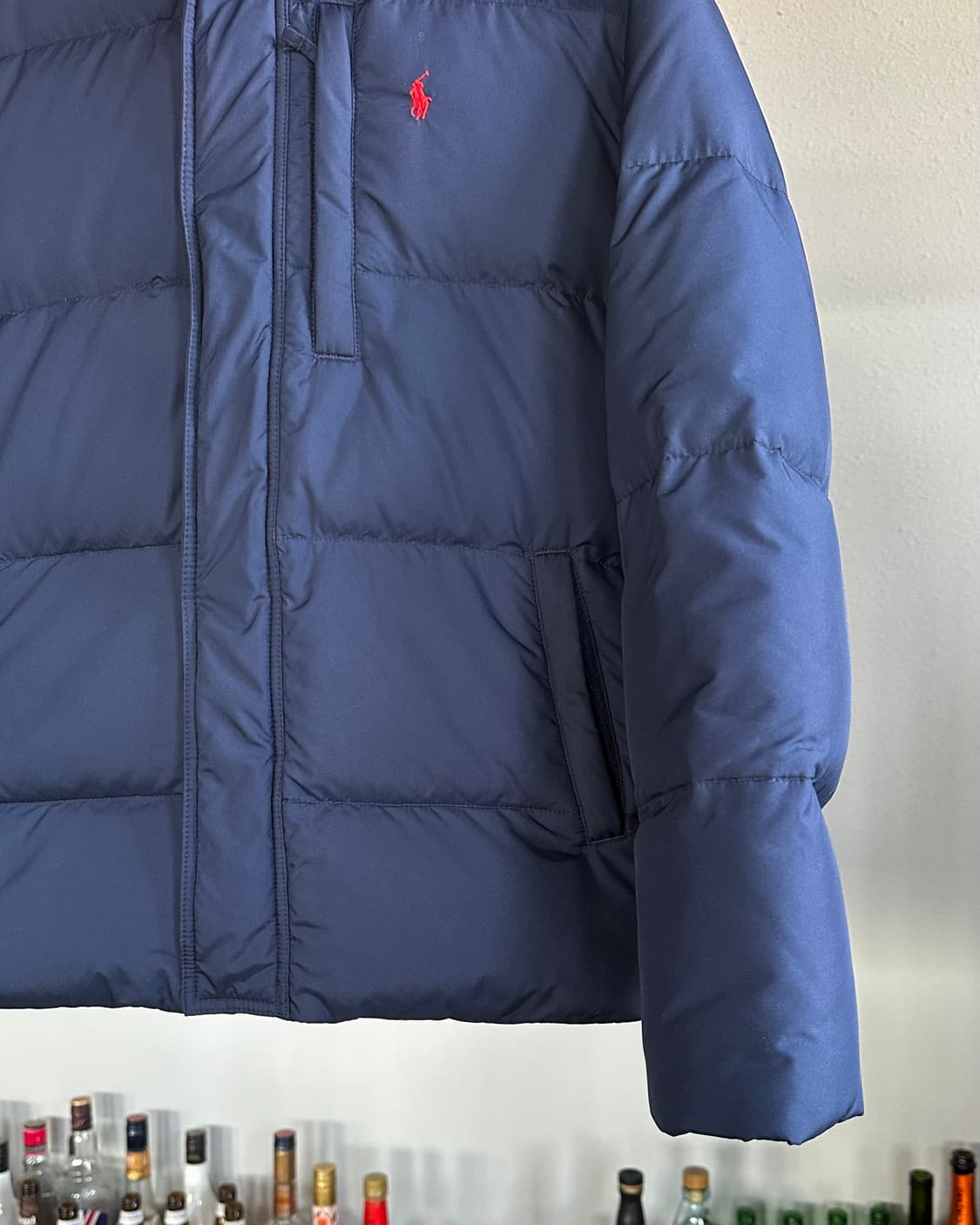 [M-L]폴로 랄프로렌 네이비 다운 패딩 상품이미지5