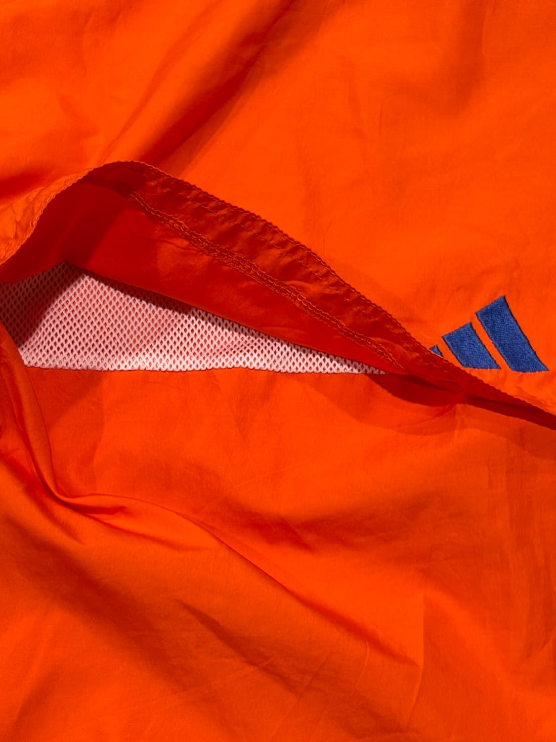 90s 아디다스(adidas)  오렌지 블루 아노락 윈드브레이커 상품이미지8