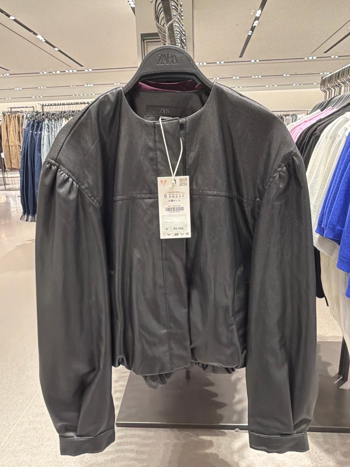 자라 가죽자켓 상품이미지2