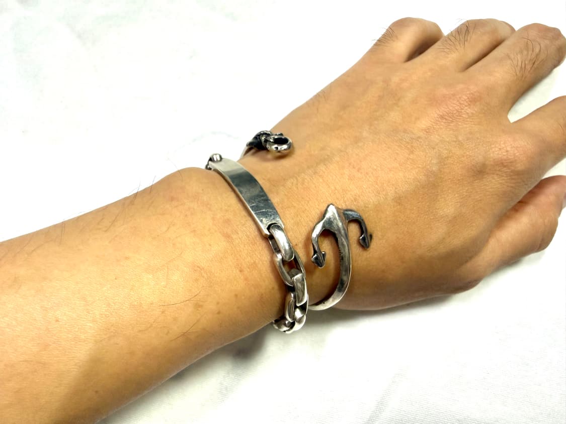 ID 실버 체인 팔찌 상품이미지6