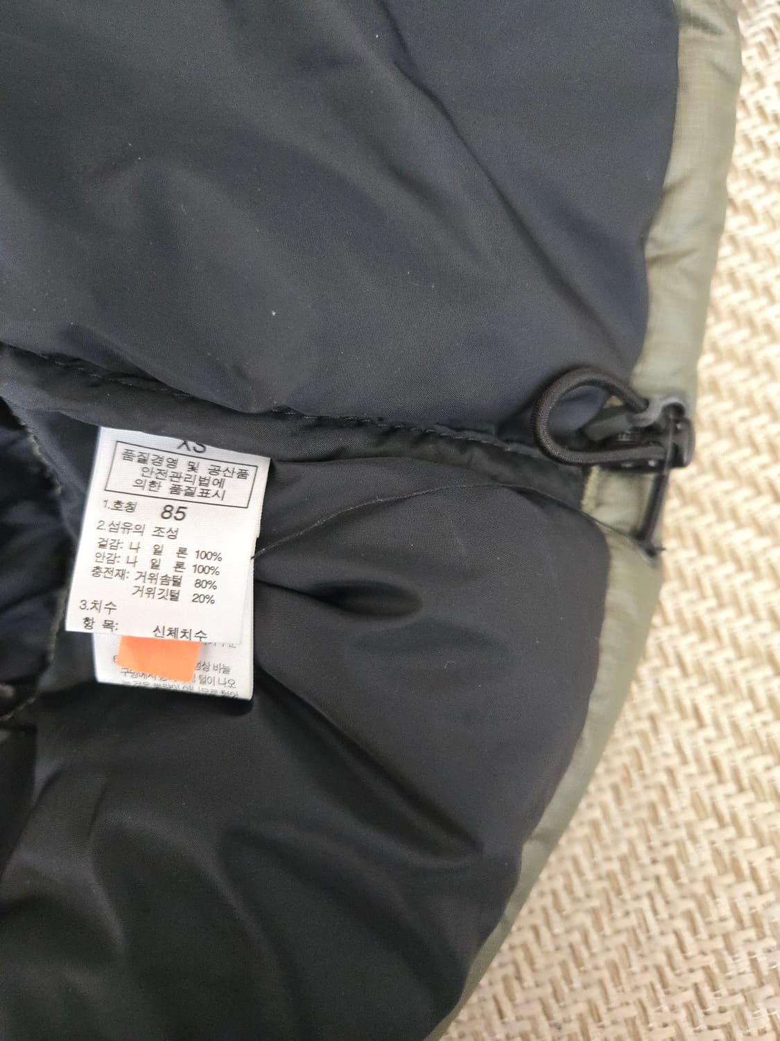 (제일예쁜눕시)노스페이스 눕시 올리브 카키 85(실측90 ~슬림95) 상품이미지4