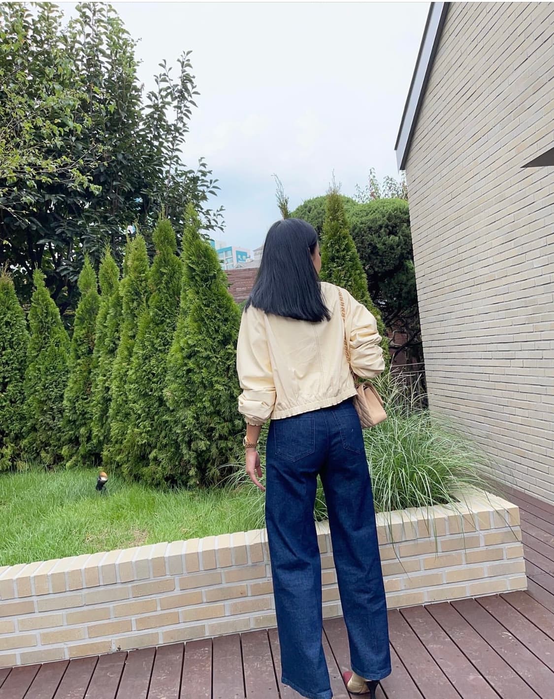 매니모어몽 ,mmm 하이웨이스트 데님 바지 상품이미지3