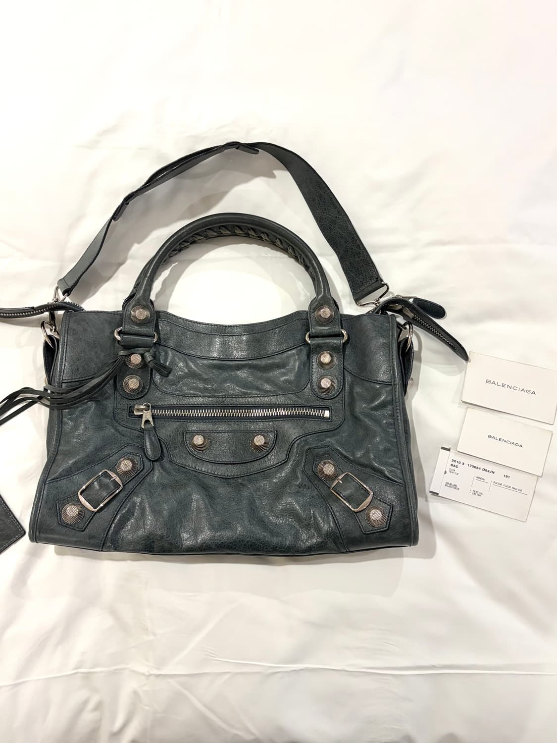 [A+ 정품] 발렌시아가 자이언트 시티 모터백 미디움 상품이미지2