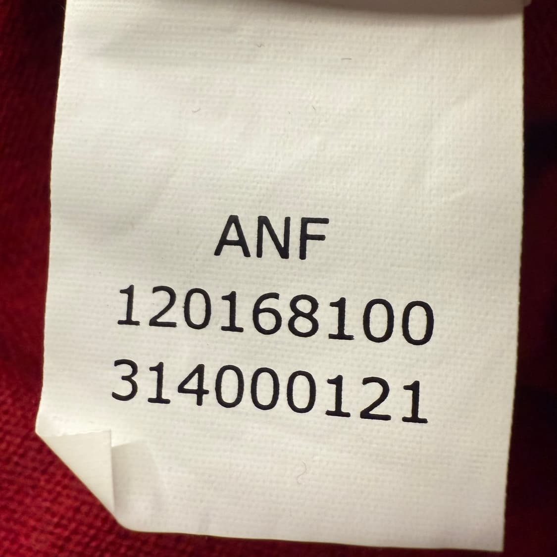 아베크롬비 버건디 레드 브이넥 니트  상품이미지7