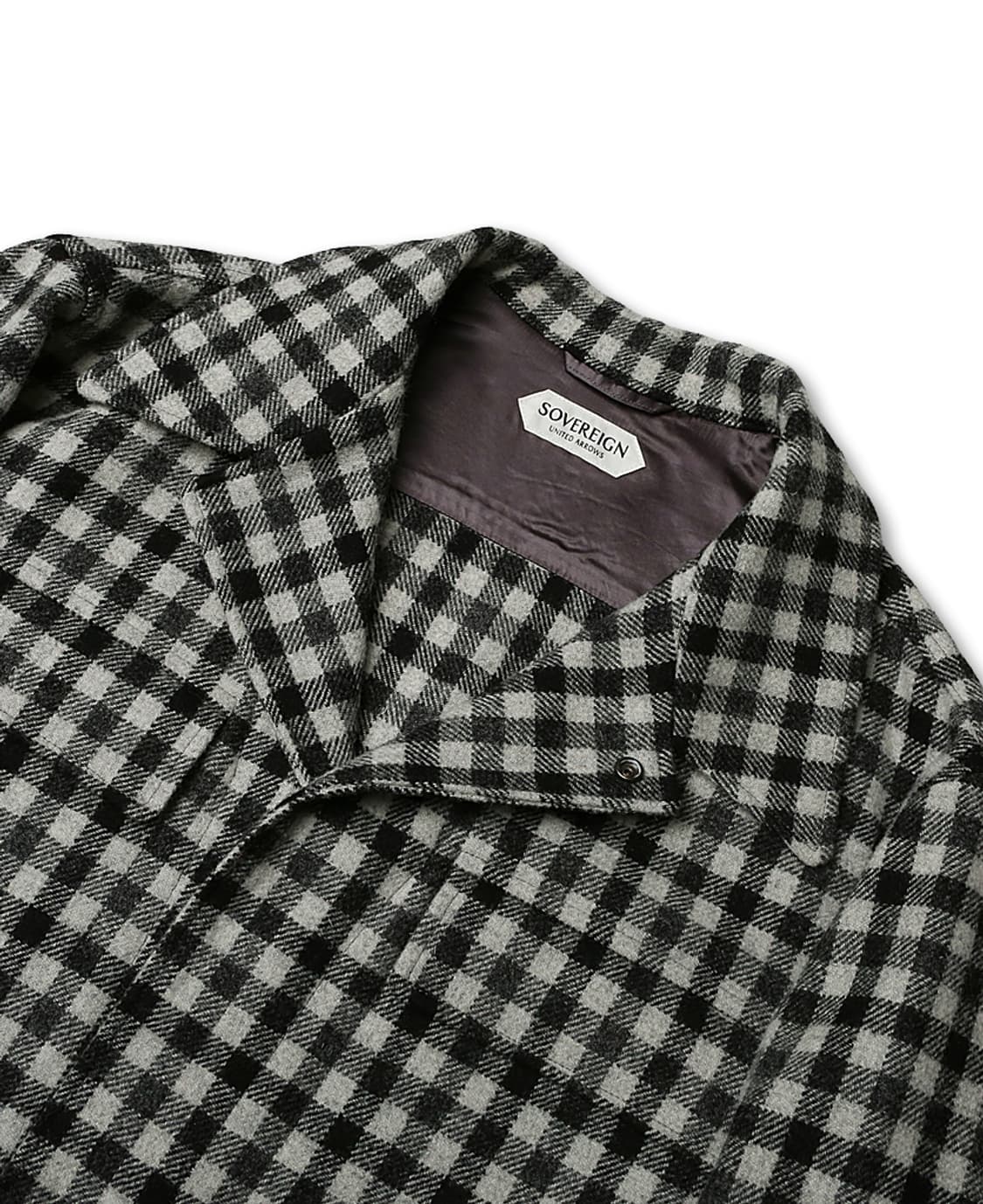 소버린 하우스 [Sovereign House] 플란넬 깅엄체크 셔츠 자켓 상품이미지2