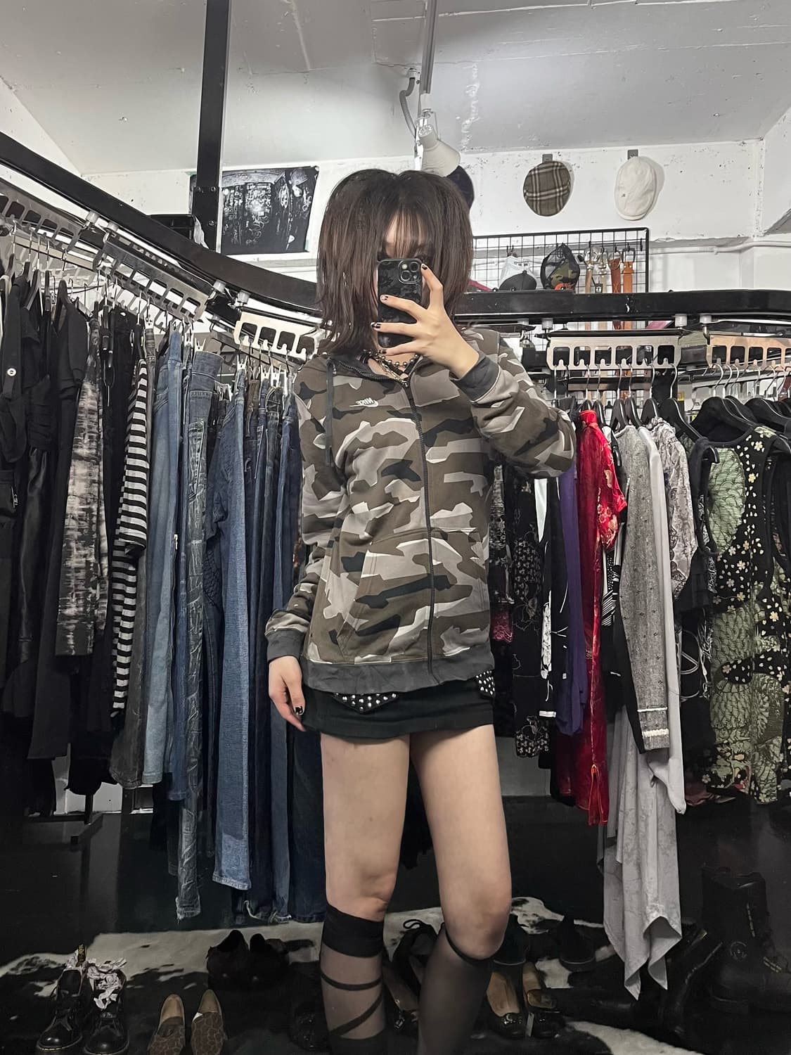 나이키 카모 후드집업 상품이미지1