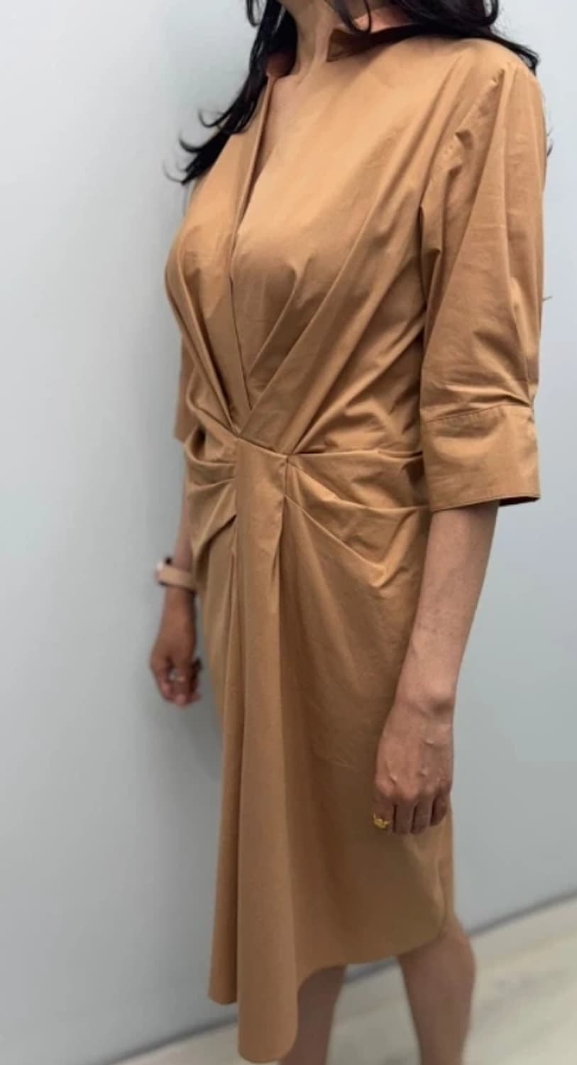 한섬 LANVIN 랑방 랩 원피스 55 상품이미지3