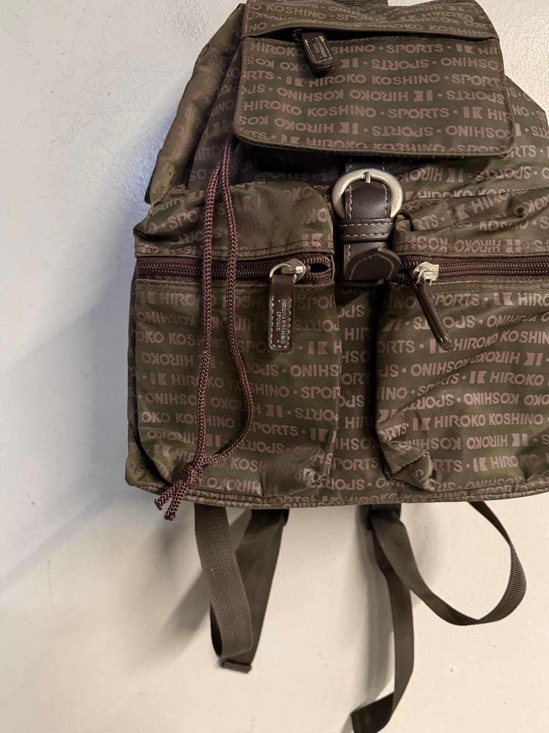 HIROKO KOSHINO sports nylon backpack bro 상품이미지3