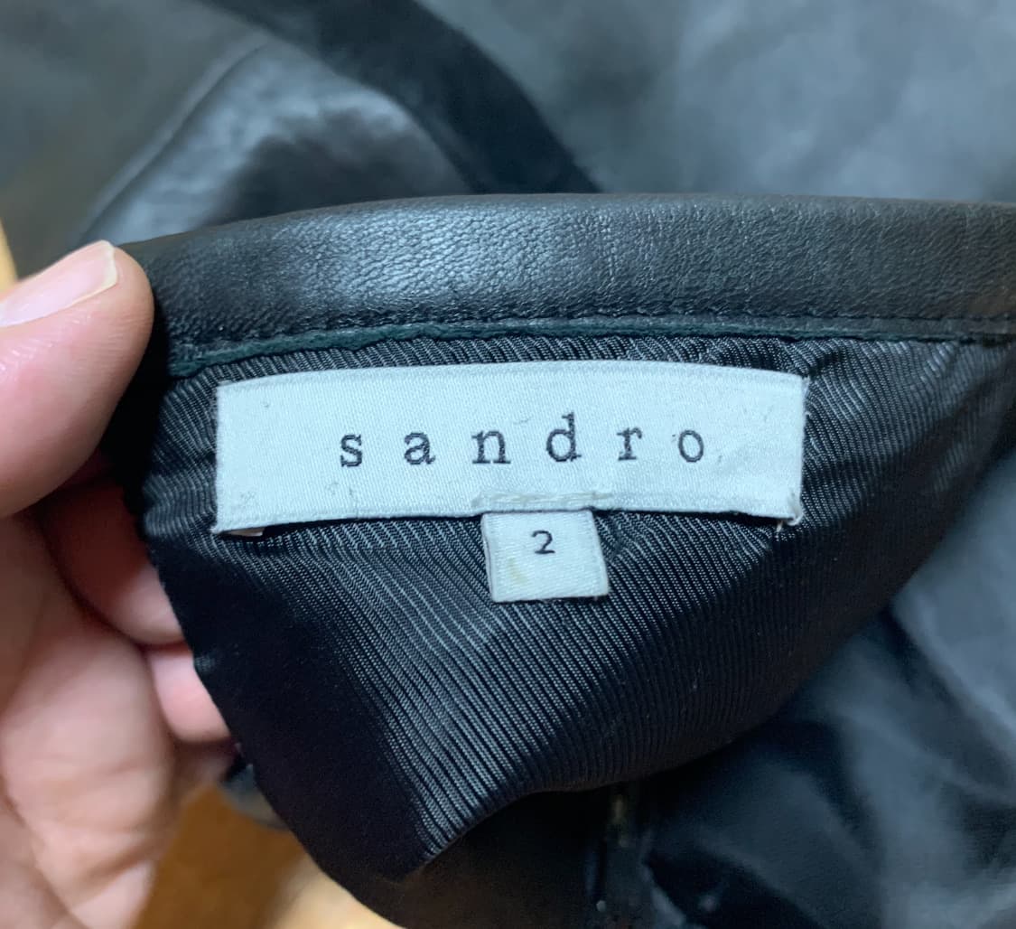SANDRO 산드로 미니 스커트(레더-램스킨)2 사이즈 상품이미지6