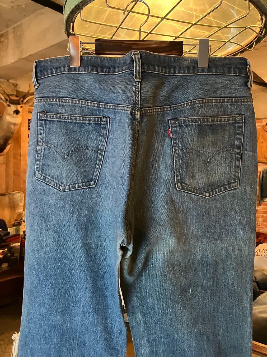 80s USA 빈티지 리바이스 66후기 517 부츠컷 데님 팬츠 상품이미지6