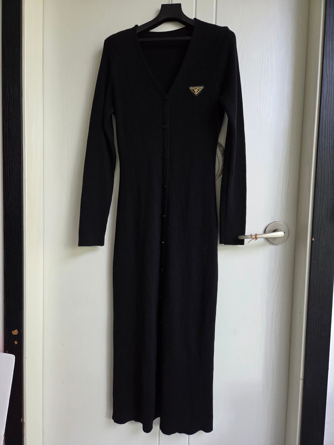 수입의류 블랙 니트  롱 원피스  상품이미지1