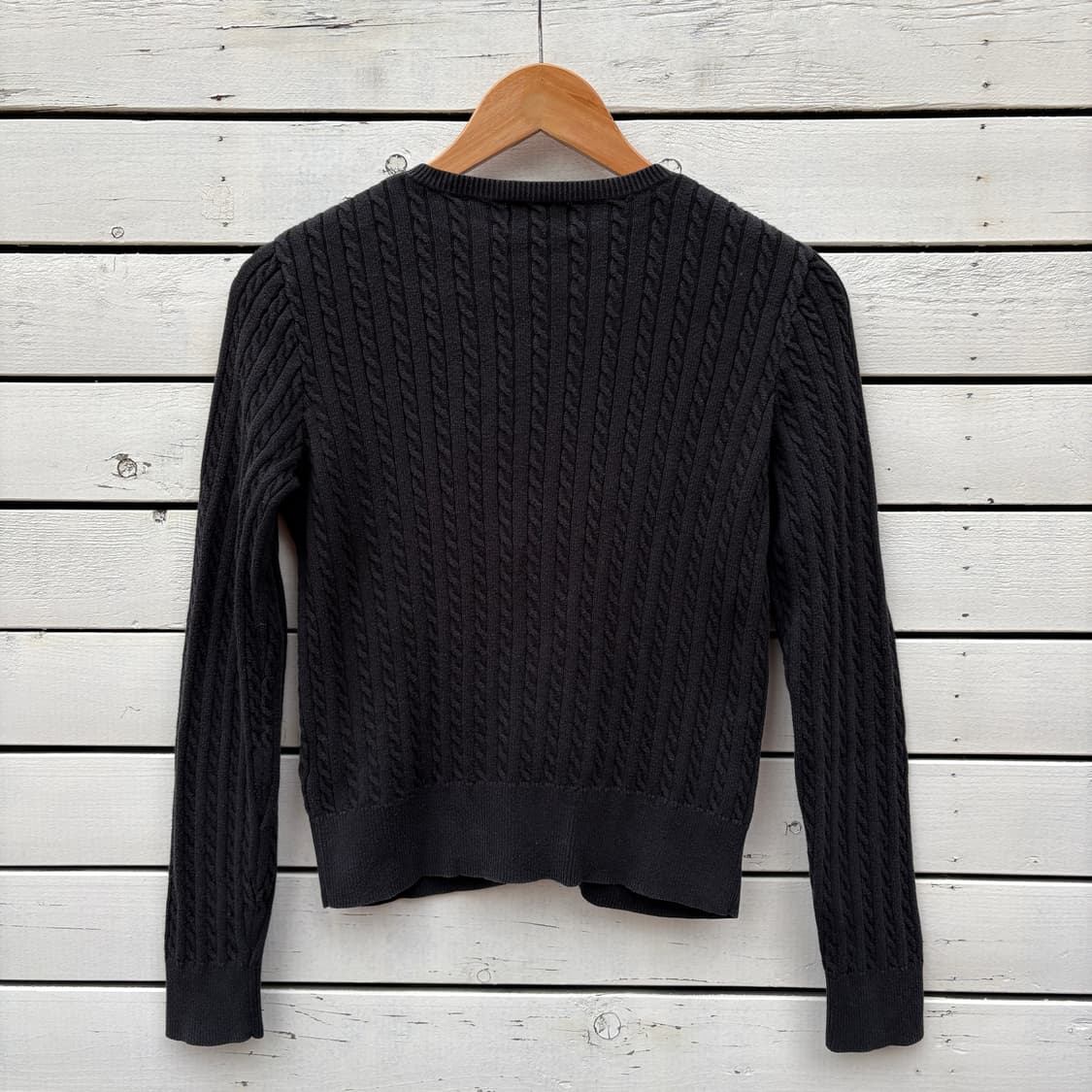 Polo 폴로 케이블 꽈배기 니트 가디건 상품이미지2