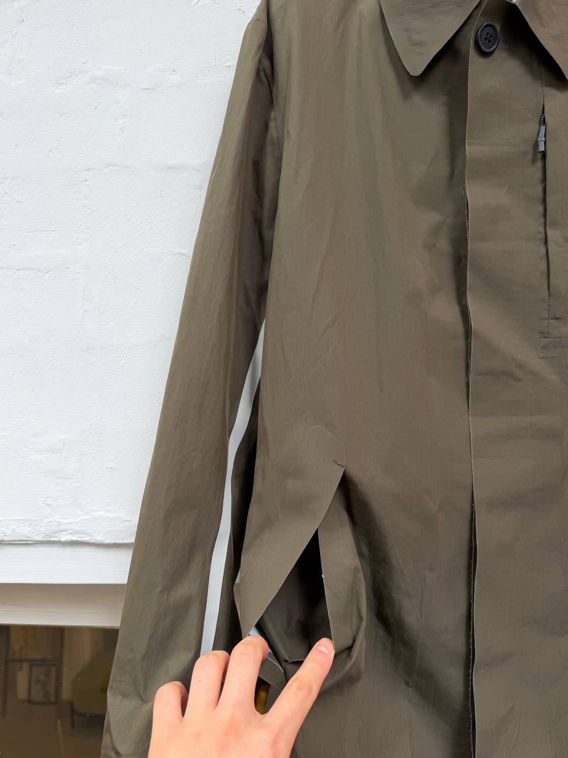 Monobi 모노비 레인코트 카키 M 상품이미지4