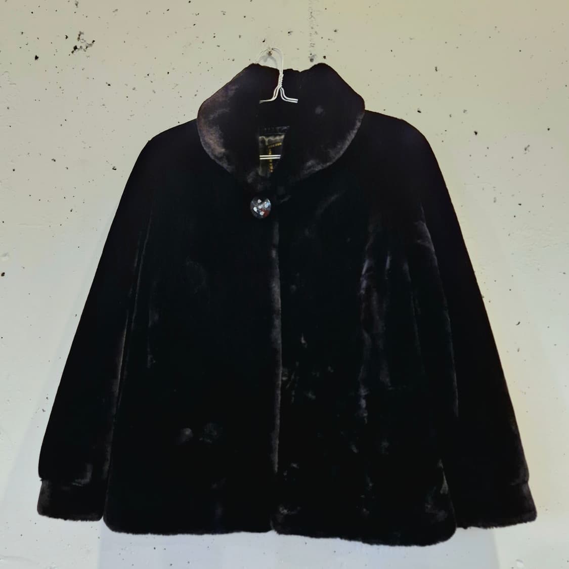 인조 밍크 퍼 숏 코트 상품이미지1