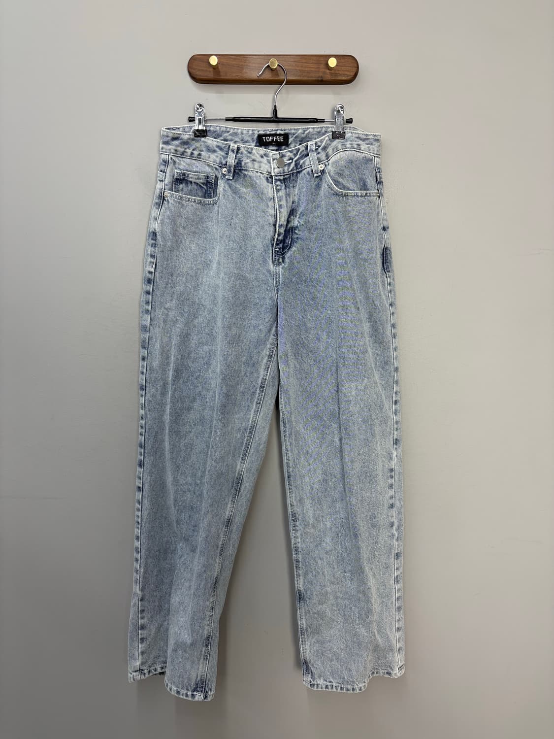 토피 벌룬핏 데님 와이드 팬츠 A3476 상품이미지2