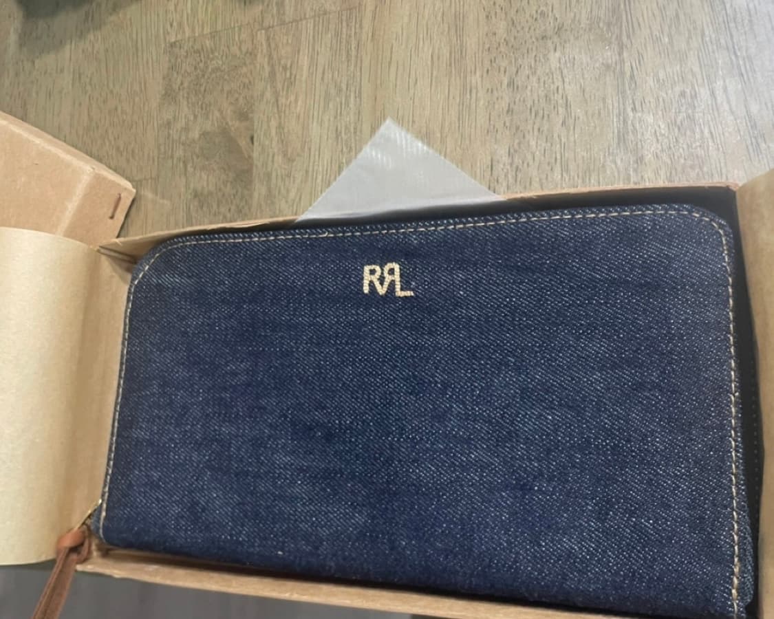 (새상품) RRL 더블알엘 인디고 데님 트래블 월렛 장지갑 상품이미지5