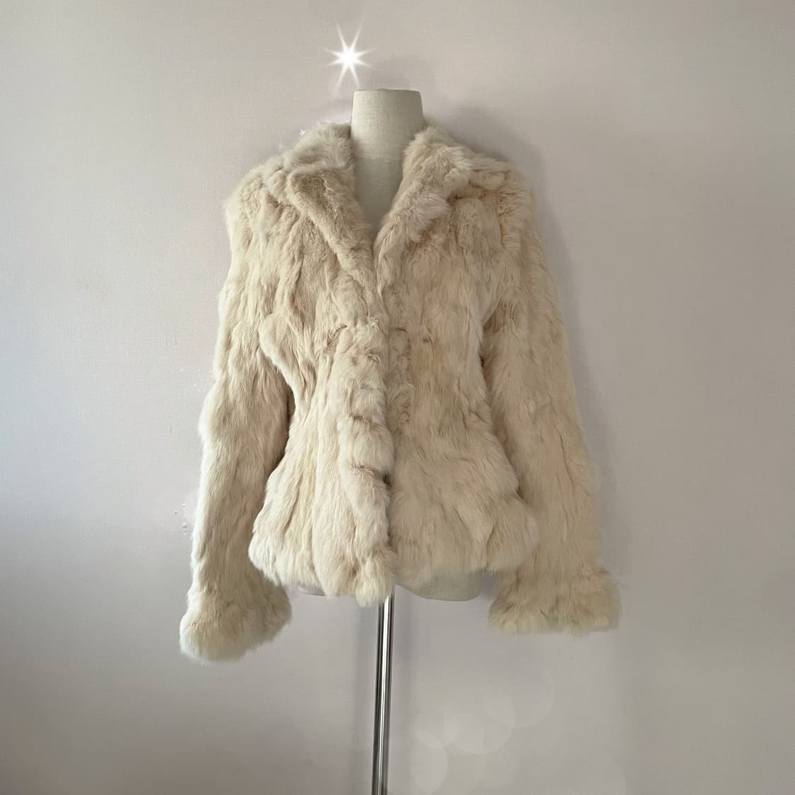 빈티지 퍼자켓 레빗 퍼 자켓 페어리 아우터 달천깔 일본빈티지 양산형 모리 상품이미지2