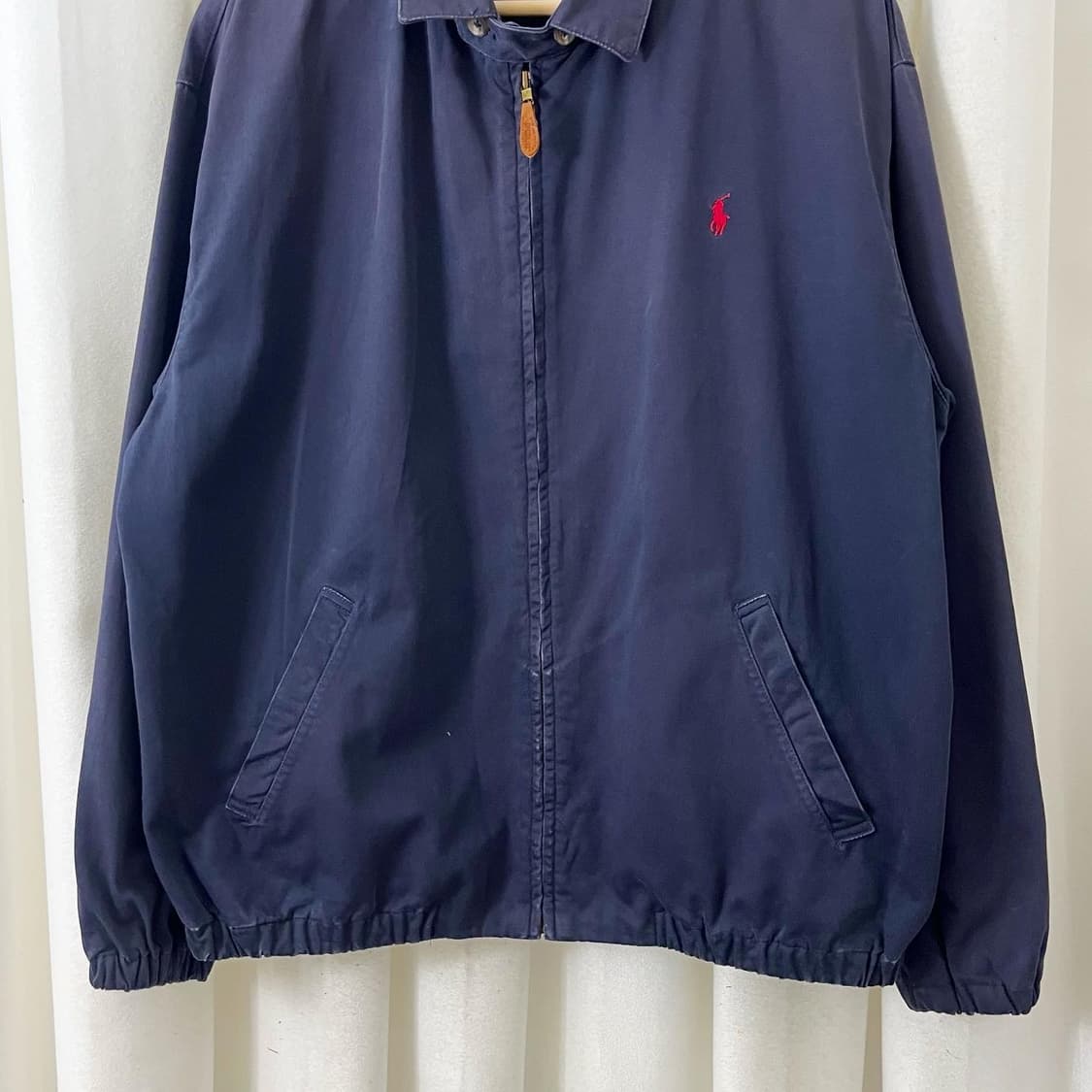 폴로 랄프로렌 네이비 레드포니 폴리쉘 자켓 상품이미지4
