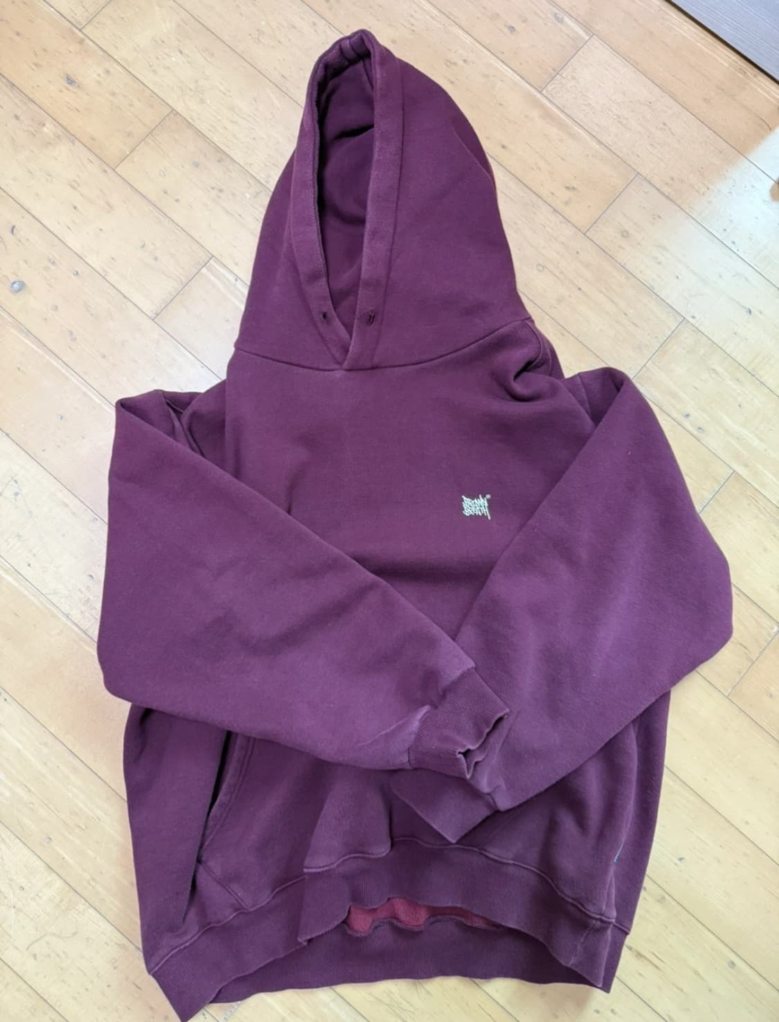 브라운브레스 후드티 버건디 xl 급처 상품이미지2