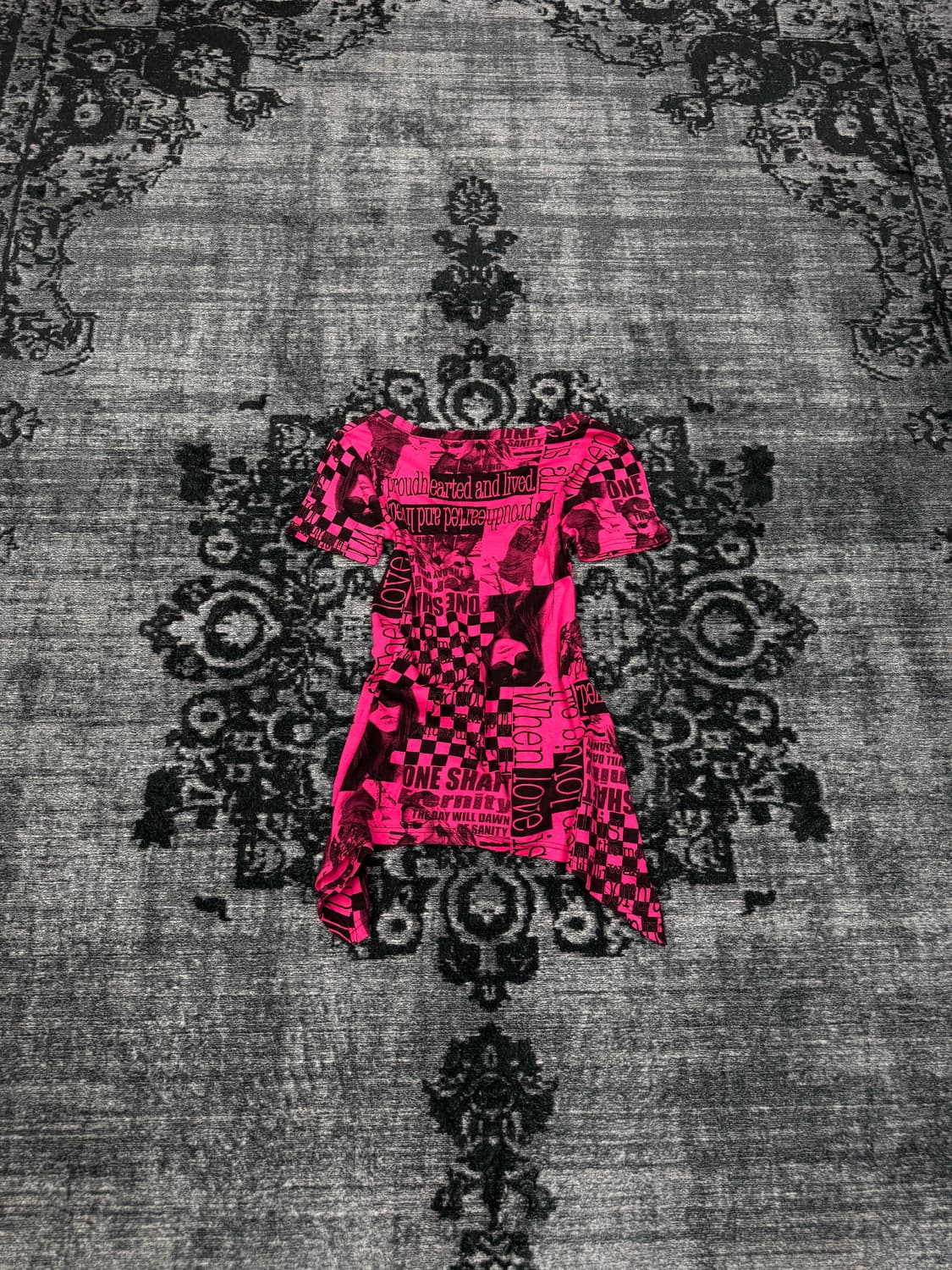 Blue strive punk checker board top 상품이미지6