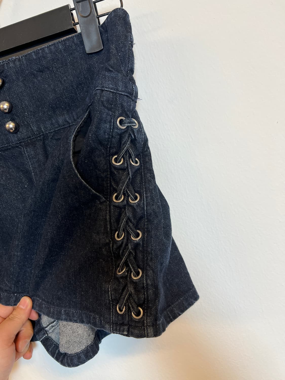 P028 JPN 모리/러블리/펑크/Y2K 데님팬츠 OS 상품이미지3