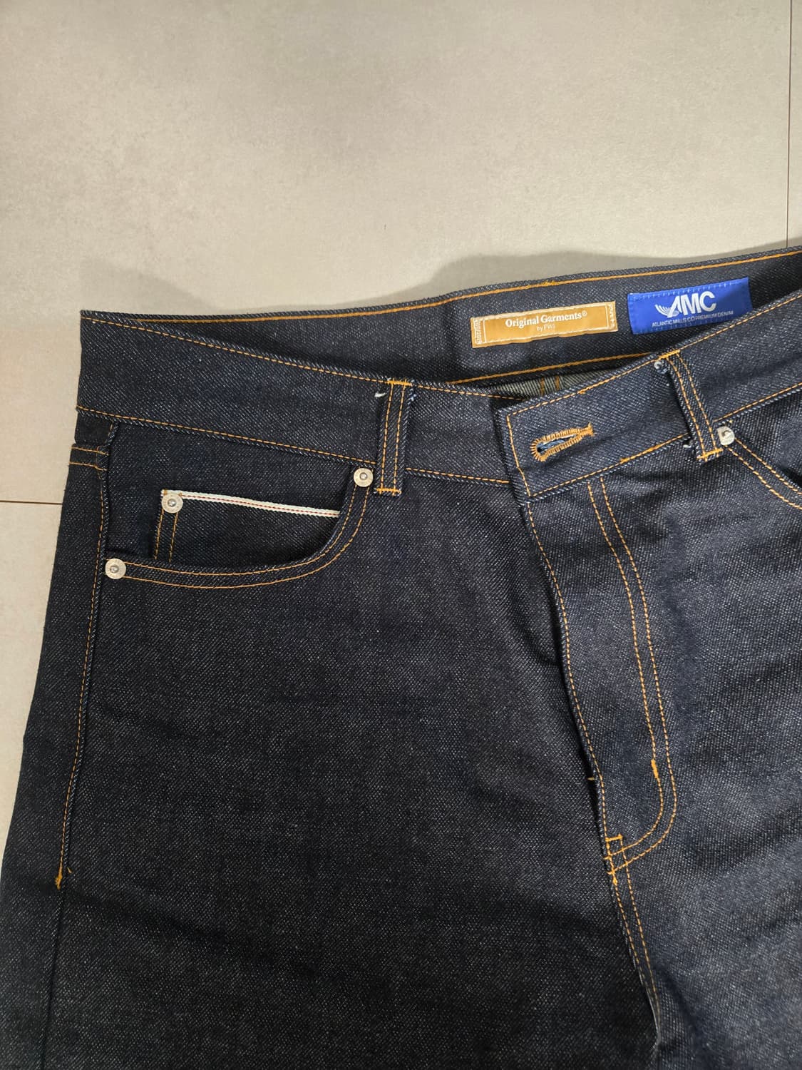 프리즘웍스 셀비지 레귤러 데님  상품이미지1