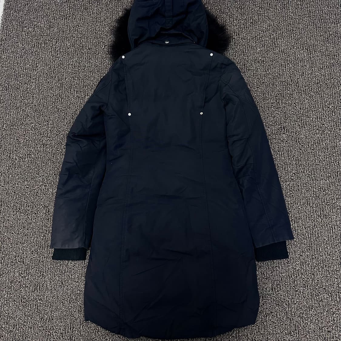 무스너클 여성 스틸링 롱 덕다운 패딩 블랙 매장판 XS 상품이미지5