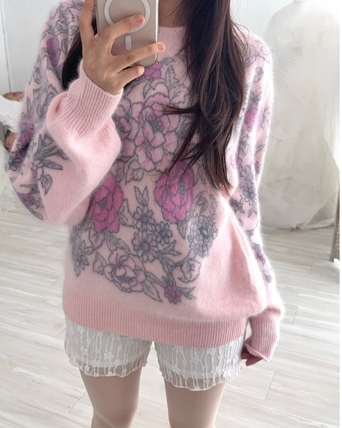 White lace pants 상품이미지6