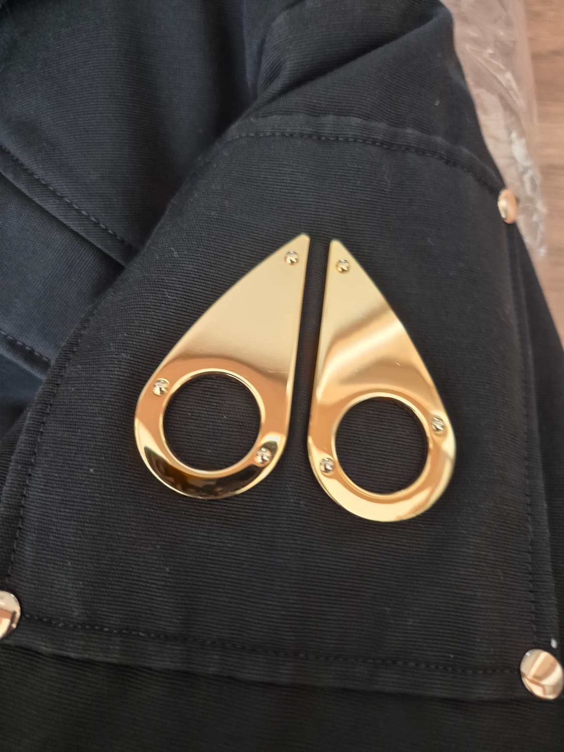 무스너클 패딩 금장 xl 상품이미지3